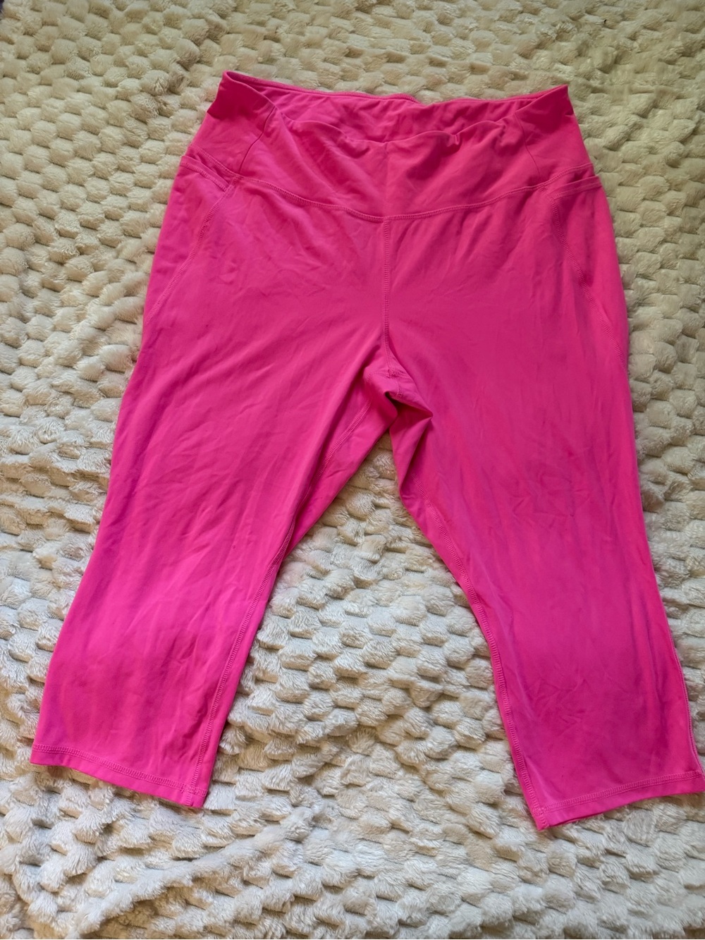 Lane Bryant Hot Pink LIVI Active Capris